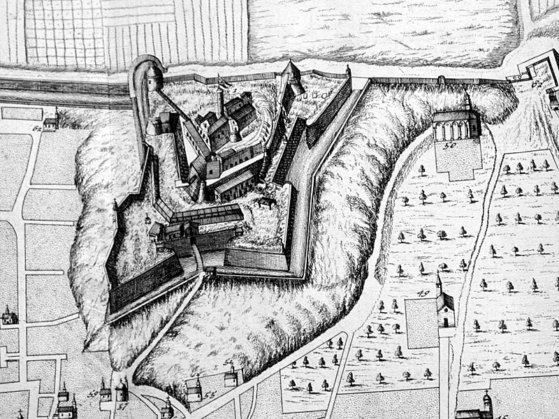 File:Mortier, Pierre (1661-1711), Mappa di Brescia a inizio Settecento - il castello.jpg