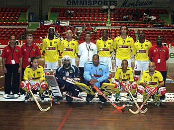 Mozambique op de World A ijsbaan hockey 2007.jpg