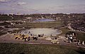 Noch sind die Bauarbeiten nicht vollendet der Park aber schon geöffnet. Vor rund 40 Jahren sah es so aus.