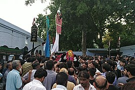 Muharram procession in AMU, Aligarh, India