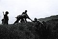 G1. Armenian soldiers in 2008, during the ongoing and unresolved Nagorno-Karabakh conflict.