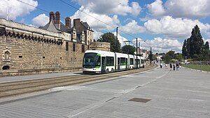 Ligne 1 Du Tramway De Nantes: Histoire, Infrastructure, Schéma de la ligne