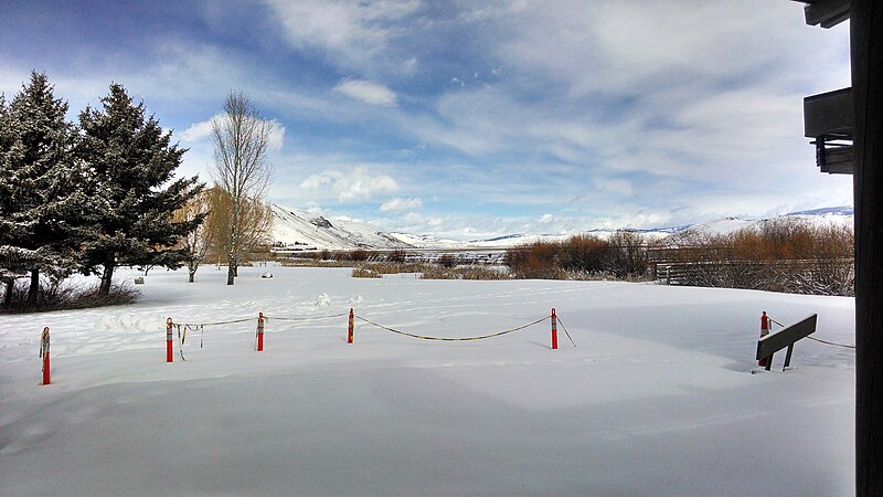 File:National Elk Refuge as seen from Jackson Hole Visitor Center.jpg