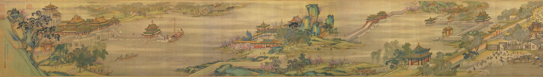 National Palace Museum (Taipei) banner Along the River (painting).jpg