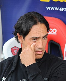 Nesta sulla panchina del Perugia nella stagione 2018-2019.