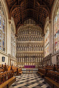 New College, Oxford Chapel reredos, UK