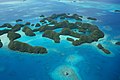 Diese Koralleninseln gehören zum Ngerukewid-Naturschutzgebiet.