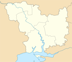 Voznesensk ubicada en Óblast de Mykolaiv