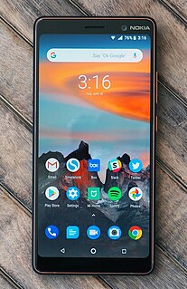 Nokia 7 Plus Nokia-branded upper midrange smartphone