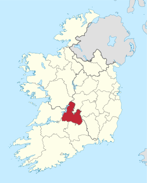 North Tipperary in Ireland.svg