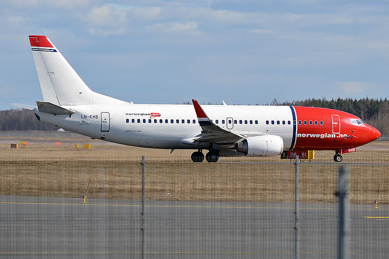 File:Norwegian, LN-KHB, Boeing 737-31S (16269208500).jpg