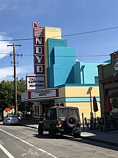 Historic 1940s Noyo Theatre in Willits