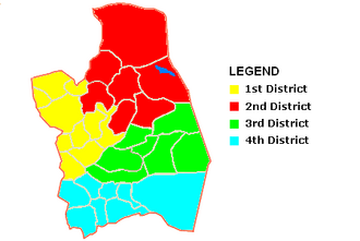 Legislative districts of Nueva Ecija. Nuevaecija districts.png