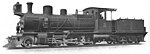 O&K catalogue Ndeg 850 (ca 1913), page 144, Fig 10043, Mogul locomotive with six wheel tender, 350 hp, metre gauge, service weight 40 plus 20 tons, supplied ot Chilian State Railway.jpg