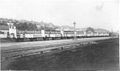 Werbezug auf dem Güterbahnhof, um 1910