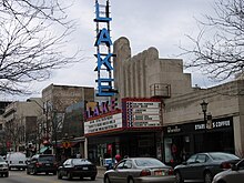 Lake Theater and shops along Lake Street