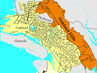 <span class="mw-page-title-main">Oakland Hills, Oakland, California</span> Neighbourhood region in Oakland, California