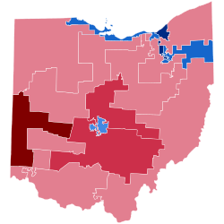 Resultados de las elecciones al Congreso de Ohio 2012.svg