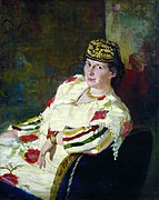 Repin I. E. Retrato de la condesa patrona María Konstantinovna Olive