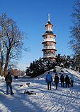 欧拉尼恩包姆中国园林 (Chinesischer Garten von Oranienbaum)参考中国园林图像所建之塔