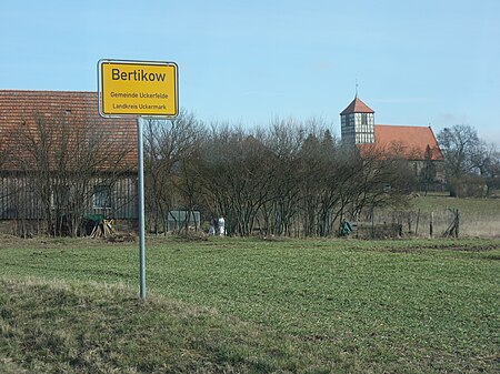 Ortstafel Bertikow 2018