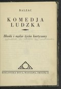 Honoré de Balzac Blaski i nędze życia kurtyzany