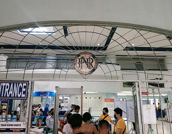 Passenger entrance at PNR Tutuban Station