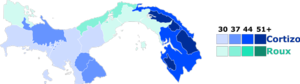 Panama 2019 Presidential Election Vote Share Map.png