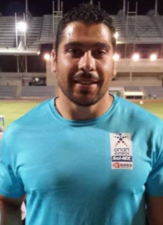 Cypriot discus thrower Apostolos Parellis