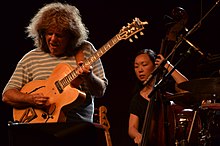 On upright bass with Pat Metheny (2018) Pat Metheny Unity San Javier Jazz 2018 08.jpg