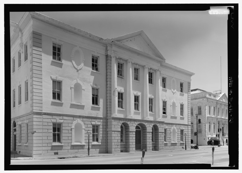 File:Perspective view looking from the southwest - Charleston County Courthouse, 82-86 Broad Street, Charleston, Charleston County, SC HABS SC,10-CHAR,135-23.tif