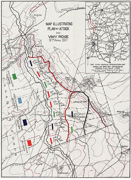 File:Plan of Attack Vimy Ridge.jpg