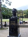 Monument to Alexander von Humboldt in the outer front of the planetarium