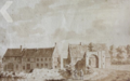 Havezate Plekenpol als ruïne anno 1713