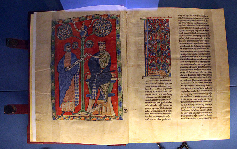 File:Plinio, naturalis historia, libri I-XVI, europa sett.le, 1200-15 ca., pluteo 82.1, 01.JPG