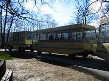 Bus connection offered to visitors of the national park