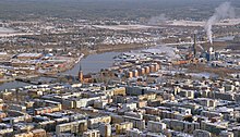 Aerial view of Pori.