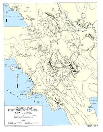 Port Moresby and the base installations Port Moresby.tif