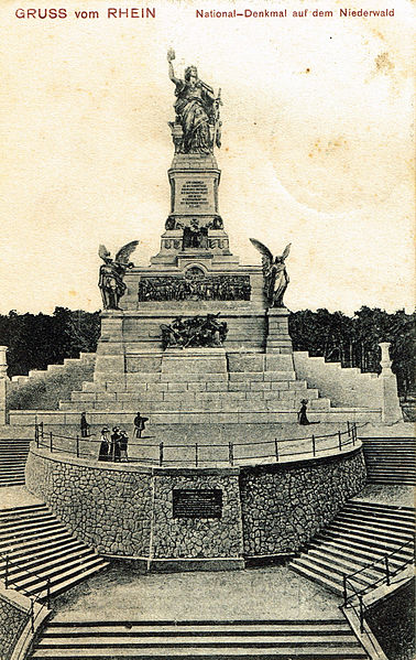 File:Postcard of Niederwalddenkmal published in or before 1907.jpg