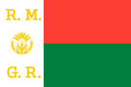 Estandarte Presidencial de Madagascar (1972-1975)