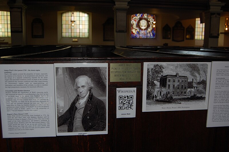 File:QRpedia - James Watt 2 - St Pauls Birmingham.JPG