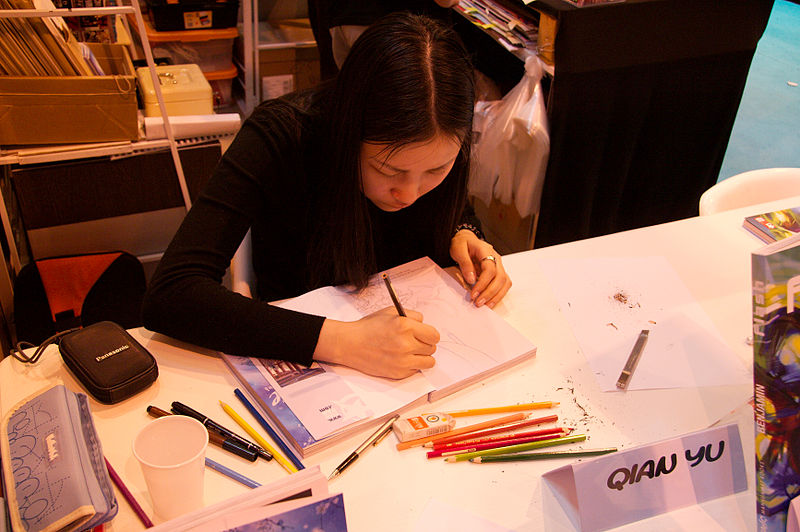 File:Qian Yu 20080315 Salon du livre 2.jpg