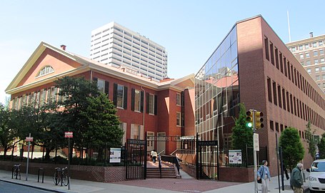 Race Street Meeting House, NW corner 15th & Cherry Streets.