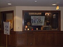 Radio broadcaster booth at the University of Oklahoma student union Radio broadcaster booth at the University of Oklahoma student union.jpg