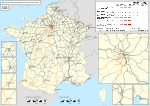 Thumbnail for File:Railway map of France - 1940 - fr - medium.svg