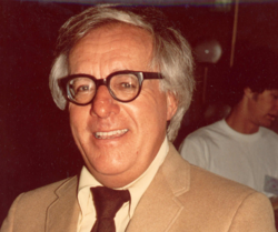 Ray Bradbury in 1975. Photo by Alan Light.