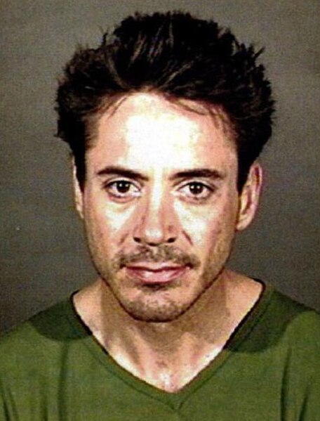 Mugshot from his arrest in April 2001