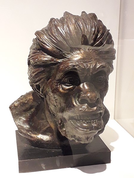 Fail:Reconstitution du visage de l'homme de Néandertal, Norberto Montecucco, vers 1908.jpg