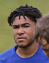 James playing for Chelsea in 2017 Reece James.jpg