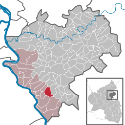 Läget för Reitzenhain i Rhein-Lahn-Kreis
